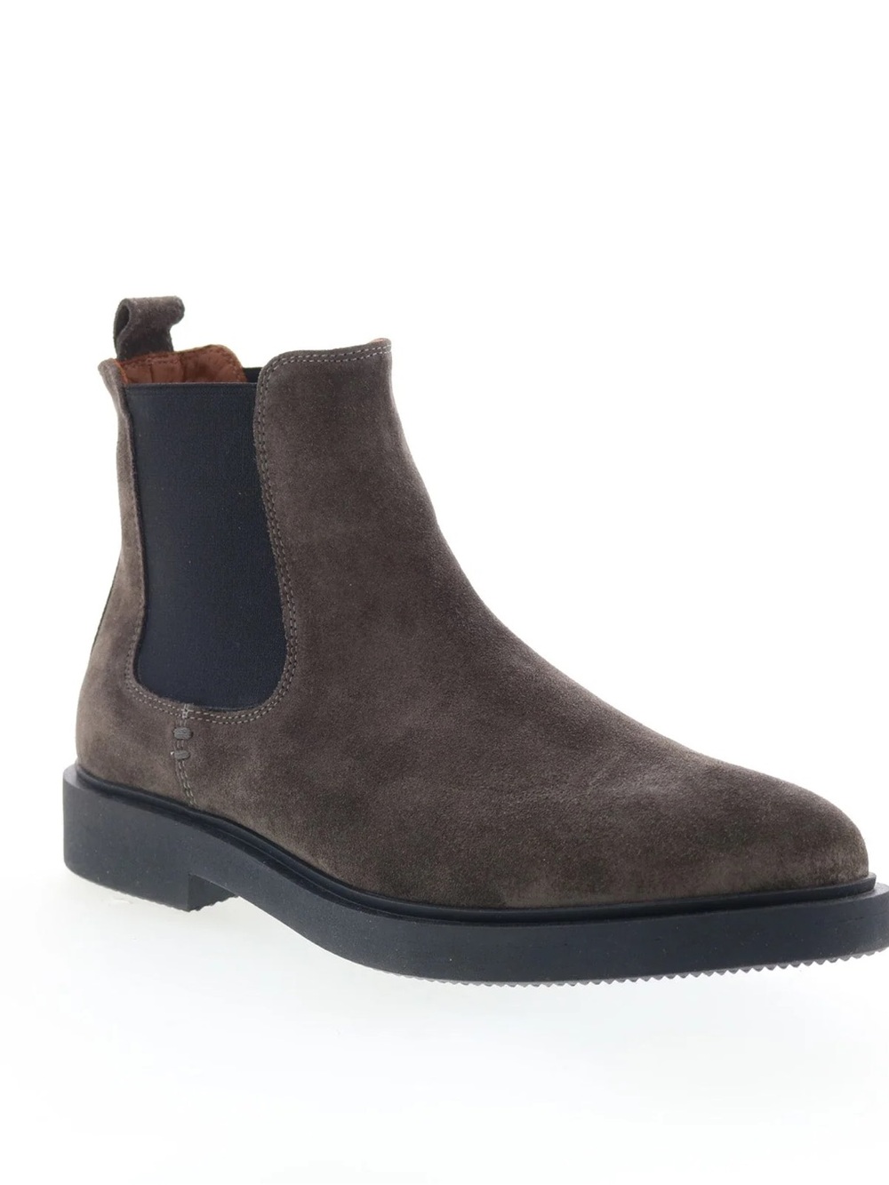 Aquatalia Pietro Waterproof Suede Chelsea Boot in Dark Brown